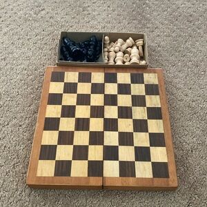 Wood Chess Set - 7 x 7